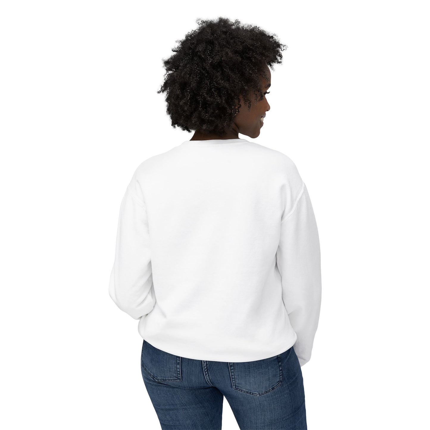 Inspirational Unisex Crewneck Sweatshirt, Motivational Gift, Cozy Casual Wear, Perfect for Any Occasion, White Sweatshirt