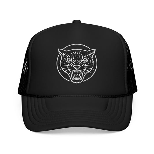 Wildcat Black - Foam Trucker Hat (Embroidery)